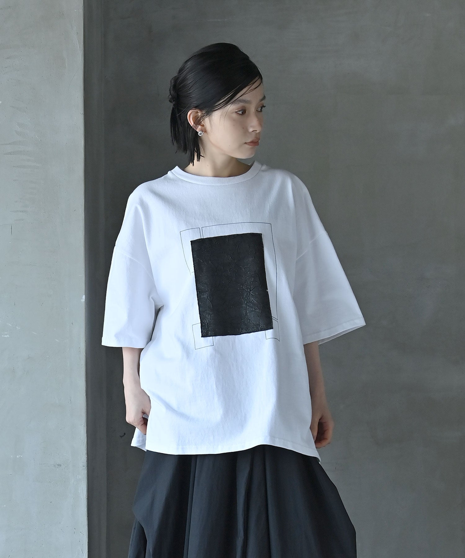 日本製】UNISEX フラグメントグリッドTシャツ – funda mine