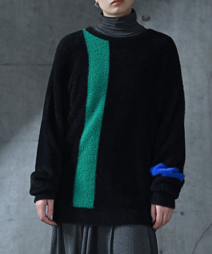 トップス mina カラースキームニットトップス – funda mine