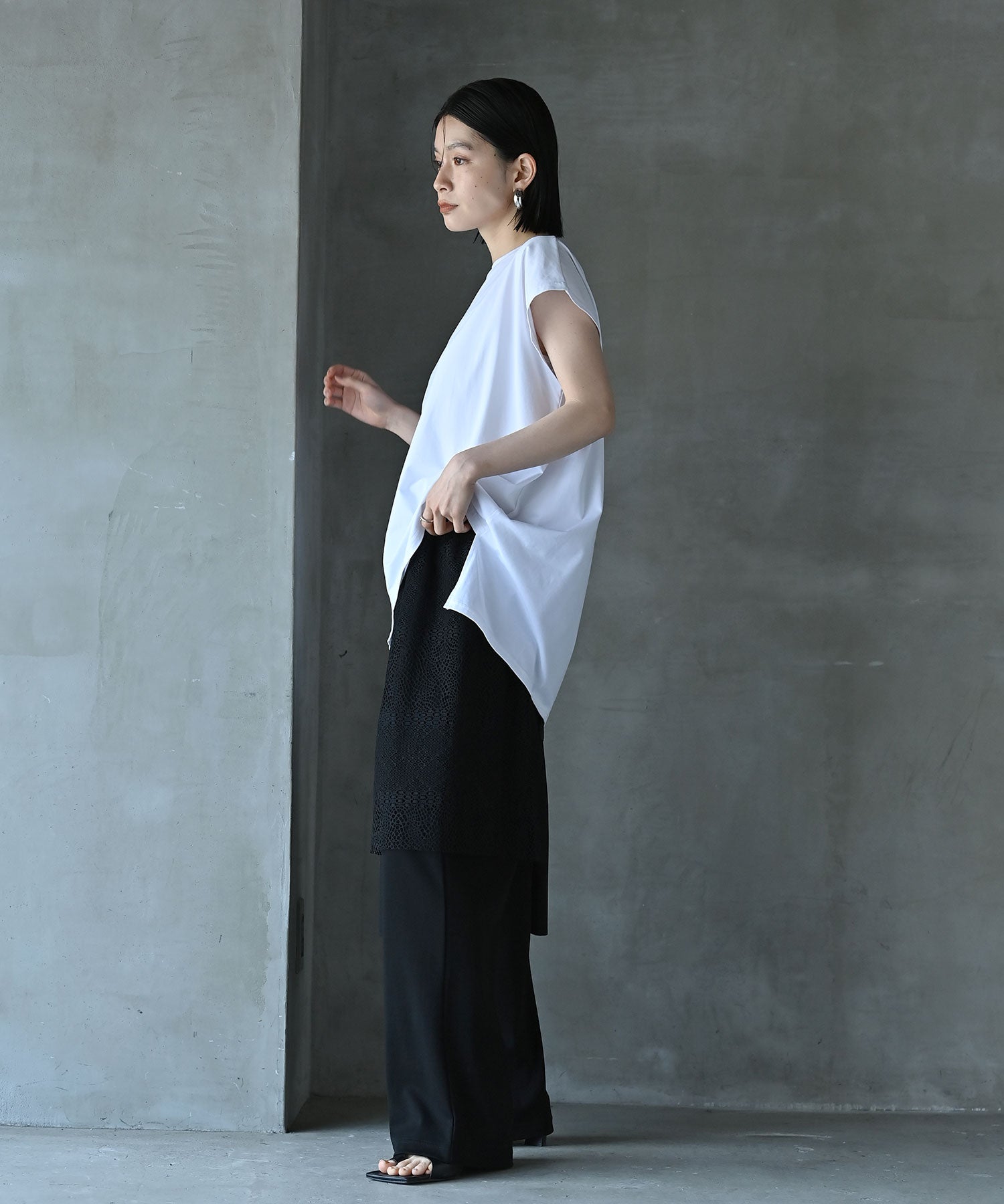 レイヤードパンツ Mサイズ Six M パンツ 「新色追加」Six M/シックスエム トリプル