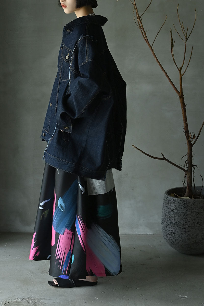 UNISEX　オーバーシルエットデニムジャケット