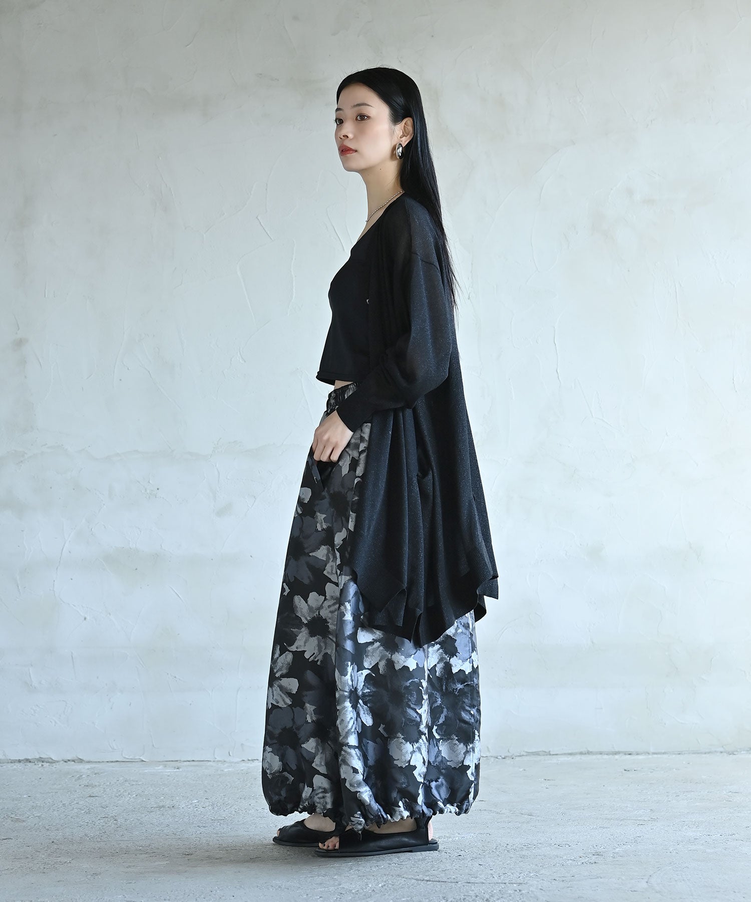 【funda mine ファンダマイン】フラワージャガードバルーンスカート/美品 フラワージャガードバルーンスカート – funda mine