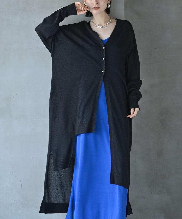 ステラアシメロングカーディガン