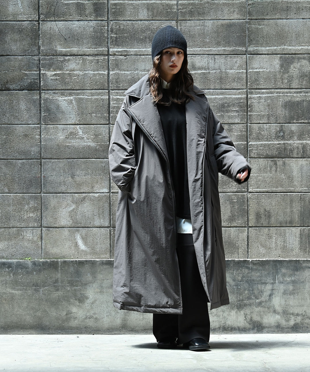 UNISEX　2WAYロングダウンコート