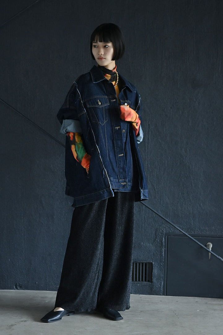 UNISEX　オーバーシルエットデニムジャケット