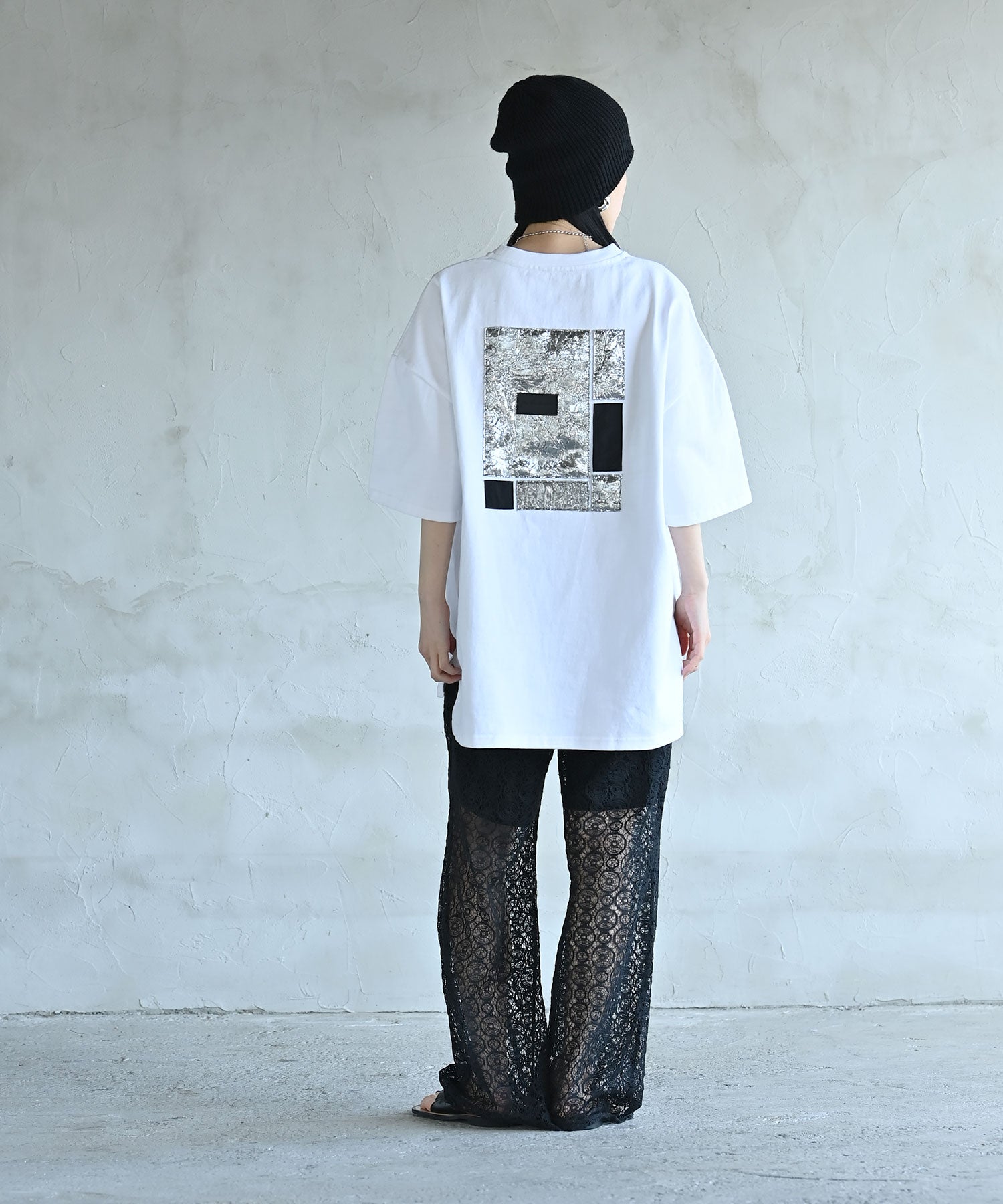 日本製】UNISEX フラグメントグリッドTシャツ – funda mine