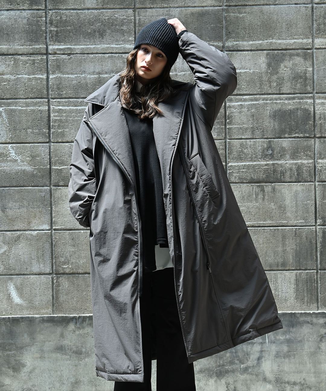 UNISEX　2WAYロングダウンコート