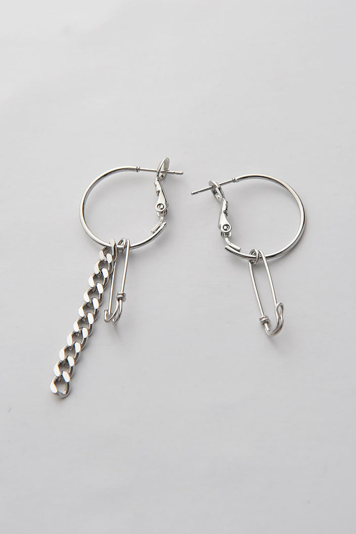 2WAYピン×チェーンピアス