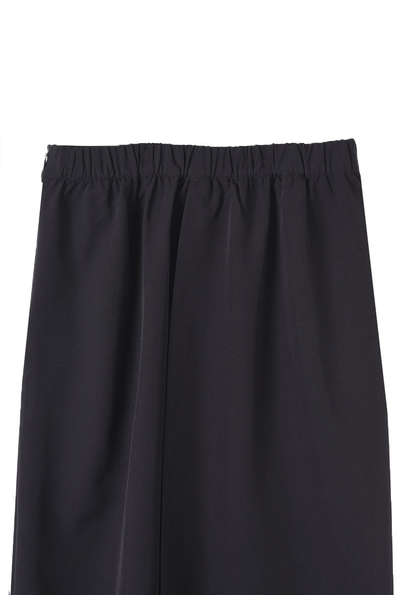 アシンメトリーメッシュロングスカート