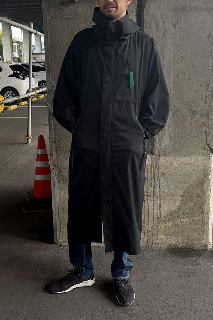 【撥水・透湿加工・洗濯機で洗える】高機能ロングアウター