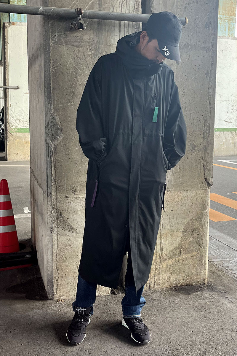 【撥水・透湿加工・洗濯機で洗える】高機能ロングアウター